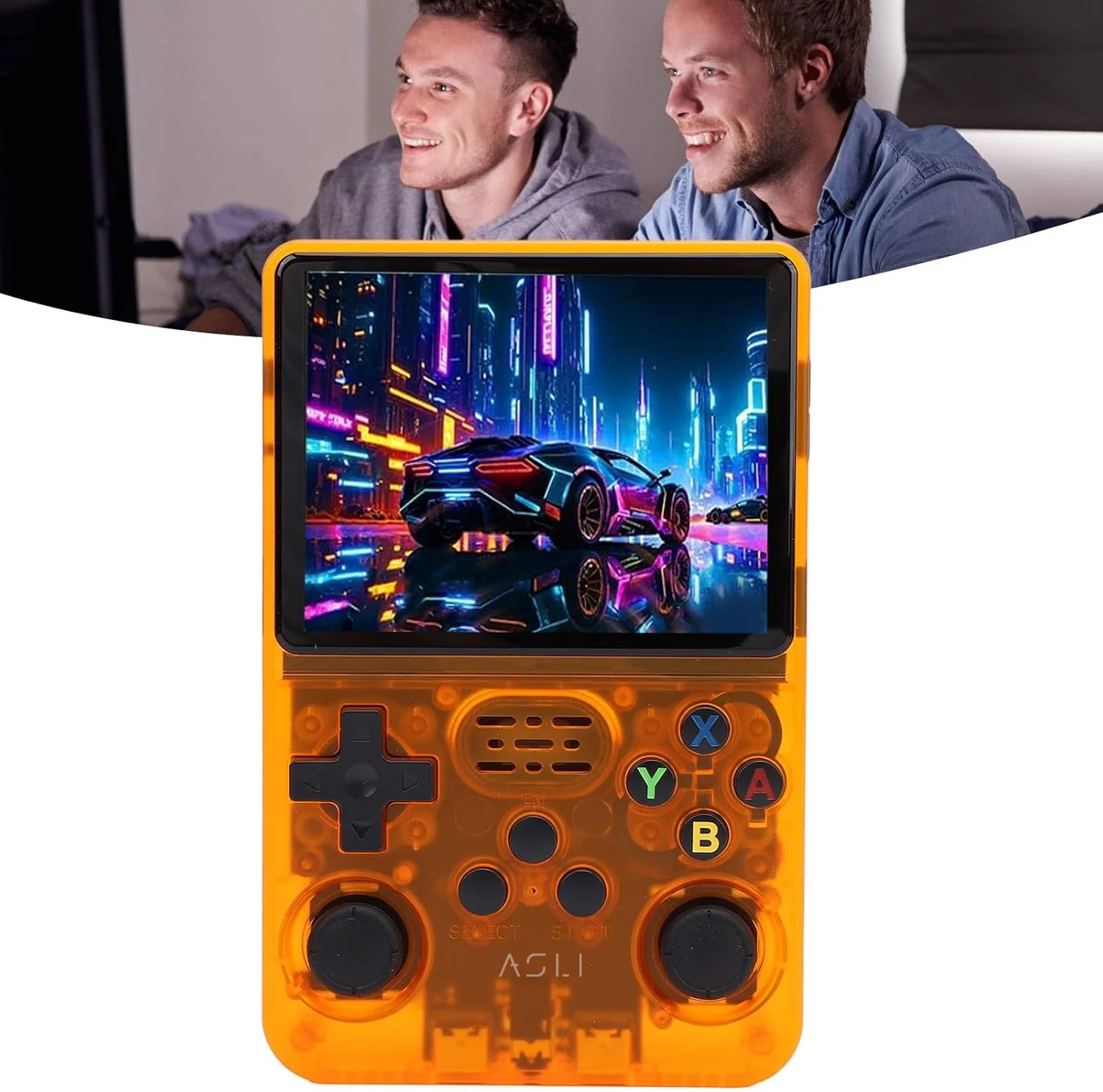 Asli Global Xretro Engine 3.5 Xretro Handheld Game Console With Linux System 128GB | Orange Asli Global Xretro Engine 3.5 Xretro Handheld Game Console With Linux System 128GB | Orange